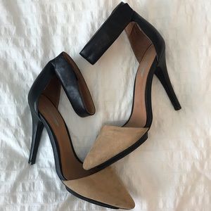 Jeffrey Campbell / Free People Black and Tan Heals